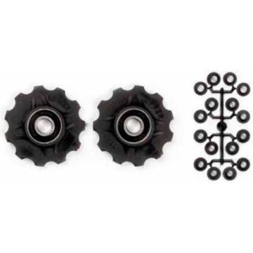 Derailleurwieltjes Elvedes 2x11 tands met standaard afgedichte lagers (10 sets)