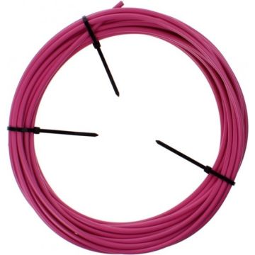 Rem buitenkabel Elvedes met voering 30 meter / Ø5,0mm - roze (30 meter in doos)