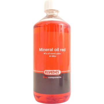 Mineraalolie Elvedes universeel - rood (1 liter)