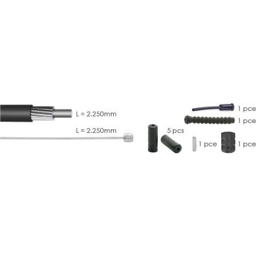 Elvedes schakelkabelkit univ. zwart 2021040