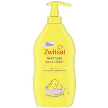 Zwitsal - Zeepvrije Wascreme - 400 ml - Pomp