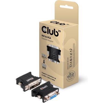 club3D CAA-DMD&gt;HFD3 DVI / HDMI Adapter [1x DVI-stekker 24+1-polig - 1x HDMI-bus] Wit