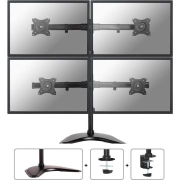 Neomounts by Newstar Select NM-D335D4BLACK monitorarm - t/m 27" - Zwart