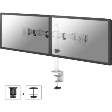 Neomounts by Newstar Select NM-D135DWHITE monitorarm - t/m 27" - Wit