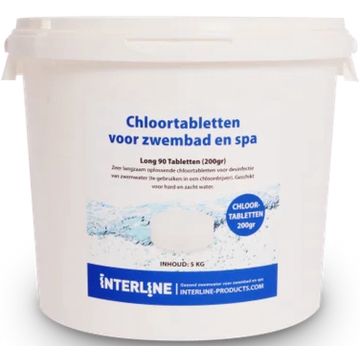 Interline Zwembad Interline chloortabletten - 200 grams, 5 kg