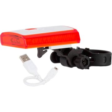 Ikzi Goodnight Aside - Fietsachterlicht - Led - USB Oplaadbaar - Rood