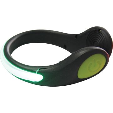 Tunturi LED Veiligheids Schoenclip - Hardloopschoenen LED verlichting - Groen