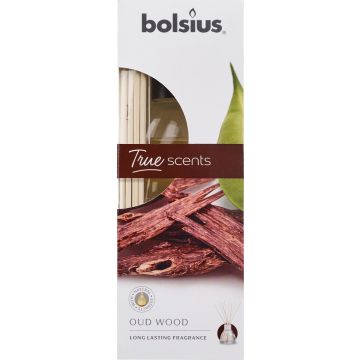 Bolsius Geurstokjes True Scents Oud Wood 45 ml