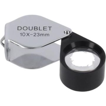 Byomic Inslagloep Doublet Byo-id1023 10x - 23mm Glas Zwart