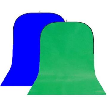 Studioking Achtergrondbord Bbt-10-07 400 Cm Polyester Groen/blauw