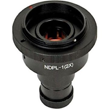Byomic Adapter T-2 Dslr Camera Microscoop 23 Mm Zwart
