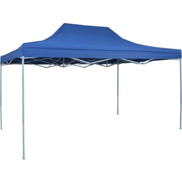 vidaXL Vouwtent pop-up 3x4,5 m blauw