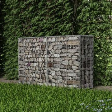 vidaXL Gabion mand 150x50x100 cm gegalvaniseerd staal