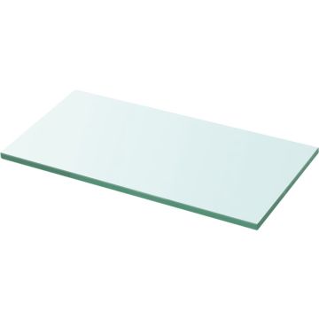 vidaXL Wandschap transparant 30x12 cm glas