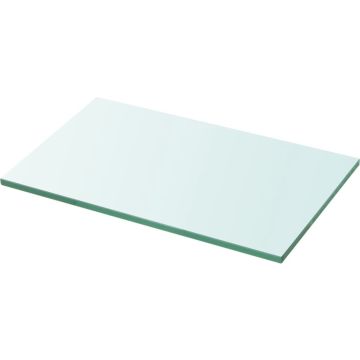 vidaXL Wandschap transparant 30x15 cm glas