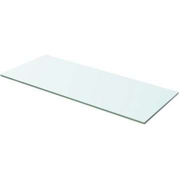 vidaXL Wandschap transparant 60x20 cm glas