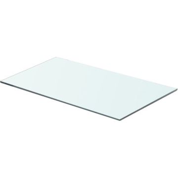 vidaXL Wandschap transparant 60x30 cm glas