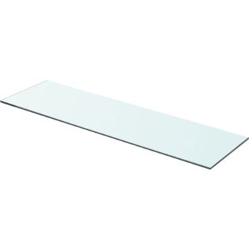 vidaXL Wandschap transparant 70x20 cm glas