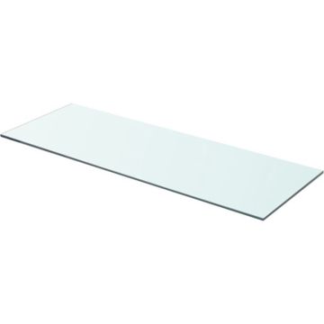 vidaXL Wandschap transparant 70x25 cm glas