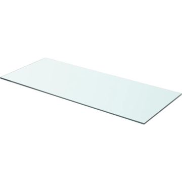 vidaXL Wandschap transparant 70x30 cm glas