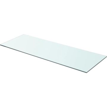 vidaXL Wandschap transparant 80x30 cm glas