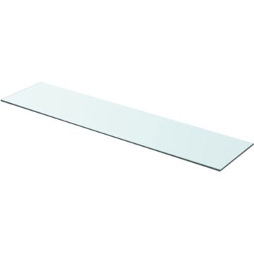 vidaXL Wandschap transparant 90x20 cm glas