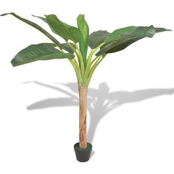 vidaXL Kunst bananenboom plant met pot 150 cm groen