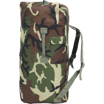 vidaXL Sporttas legerstijl 85 L camouflage