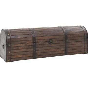 vidaXL Opbergkist vintage stijl 120x30x40 cm massief hout