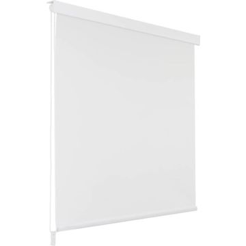 vidaXL Rolgordijn voor douche 100x240 cm wit