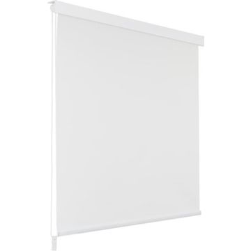 vidaXL Rolgordijn voor douche 140x240 cm wit