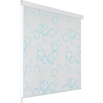 vidaXL Rolgordijn voor douche 80x240 cm bubbel