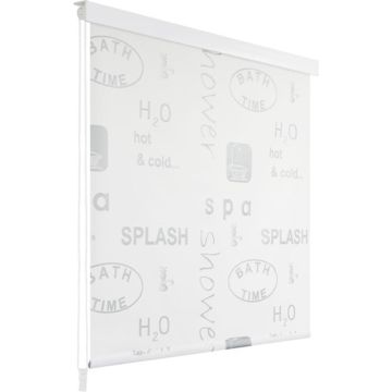 vidaXL Rolgordijn voor douche 140x240 cm splash