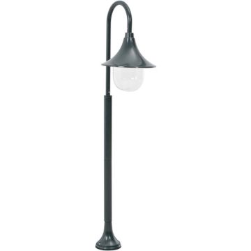 vidaXL Paalverlichting tuin E27 120 cm aluminium donkergroen