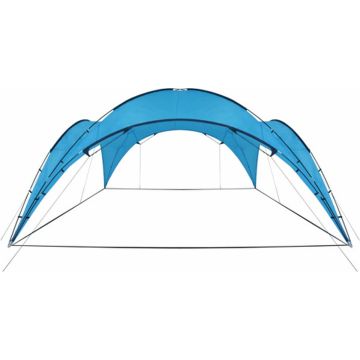 vidaXL Partytent boog 450x450x265 cm lichtblauw