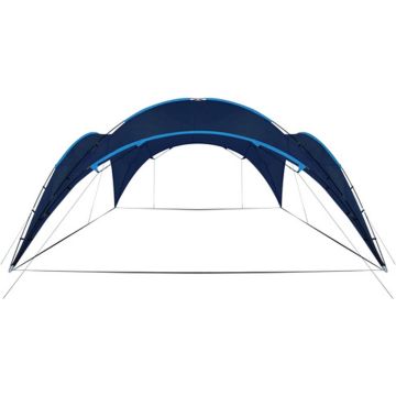 vidaXL Partytent boog 450x450x265 cm donkerblauw