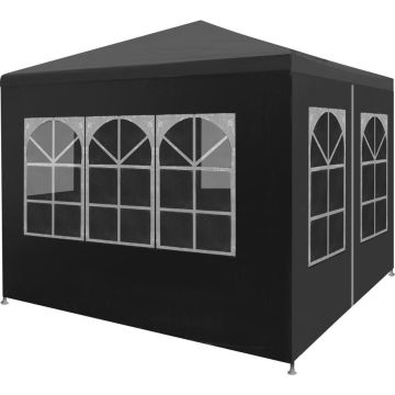 vidaXL Partytent 3x3 m antracietkleurig