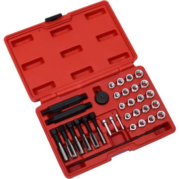 vidaXL 33-delige Gloeibougie schroefdraadreparatieset M8 M10 M12