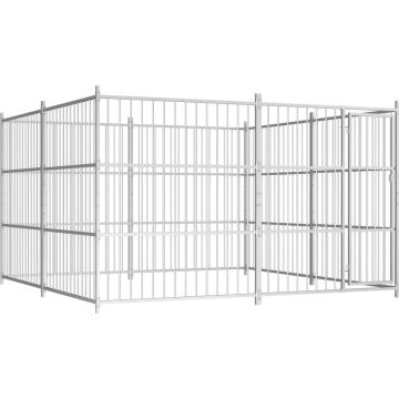 vidaXL Hondenkennel voor buiten 300x300x185 cm