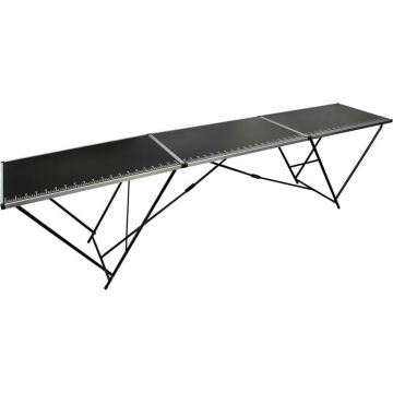 vidaXL Behangtafel inklapbaar 300x60x78 cm MDF en aluminium