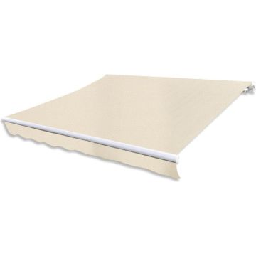 vidaXL Luifeldoek 3x2,5 m canvas crème