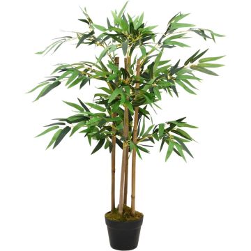 vidaXL Kunstplant bamboe Twiggy met pot 90 cm