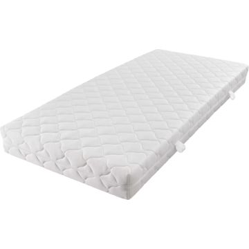 vidaXL Matras met een wasbare hoes 200x80x17 cm