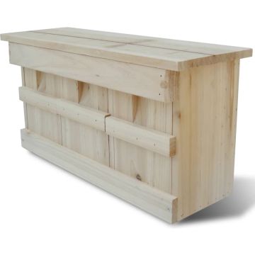 vidaXL Nestkast voor huismus 44 x 15,5 x 21,5 cm