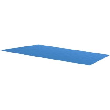 vidaXL Zwembadzeil rechthoekig 450 x 220 cm PE blauw