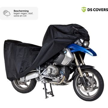 DELTA motorhoes van DS COVERS – Outdoor – Waterdicht – UV bescherming – 300D Oxford – Incl. Opbergzak – Maat L