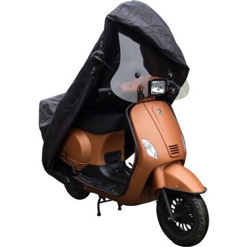 CUP scooterhoes van DS COVERS – Outdoor – Waterdicht – UV bescherming – 300D Oxford – met windscherm– Incl. Opbergzak – Maat M
