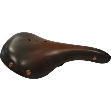 Selle Monte Grappa Old Frontiers Classic - Fietszadel - Leer - Donkerbruin