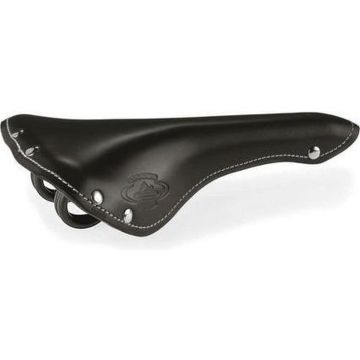 Selle Monte Grappa Old Sporting - Fietszadel - Leer - Zwart