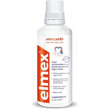 6x Elmex Anti-Cariës Tandspoeling 400 ml